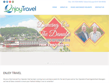 Tablet Screenshot of enjoytravel.co.uk